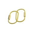 thumbnail image 1 of 2 Pieces Durable Brass Screw Craft Supplies Screw Lock Lock Key Chain Ring Creative Craft Hanging Ring, 1 of 9