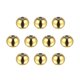 thumbnail image 1 of 10uds Cuentas 8mm Acero Inoxidable 2mm Agujero Diámetro Dorado Tono Unique Bargains, 1 of 6