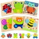thumbnail image 1 of Bekayshad Rompecabezas de madera Juguetes para niños pequeños Regalos para niños de 1 2 3 años Niñas Rompecabezas de animales Juguetes Montessori Aprendizaje Educativo Regalos de cumpleaños de Navidad, 1 of 4
