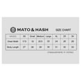 thumbnail image 2 of Mato & Hash Men's T-shirts, Cotton/Poly Shirts for Men, Crew Neck Tees, 2 of 2