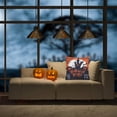 thumbnail image 4 of Fundas De Almohada De Tiro De Halloween 18X18 Pulgadas Decoraciones De Halloween Sombrero De Bruja De Calabaza Funda De Almohada De Araña Funda De Cojín De Lino 4 Uds Cateissary HA037671-00, 4 of 6