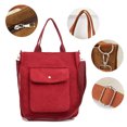thumbnail image 3 of Bolso de mujer portátil, bolso retro sencillo de un solo hombro, 3 of 5