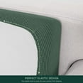 thumbnail image 4 of CHUN YI 1 Piece Cushion Cover Spandex Stretch Textured Grid Box Cushion Seat Slipcover, 4 of 6