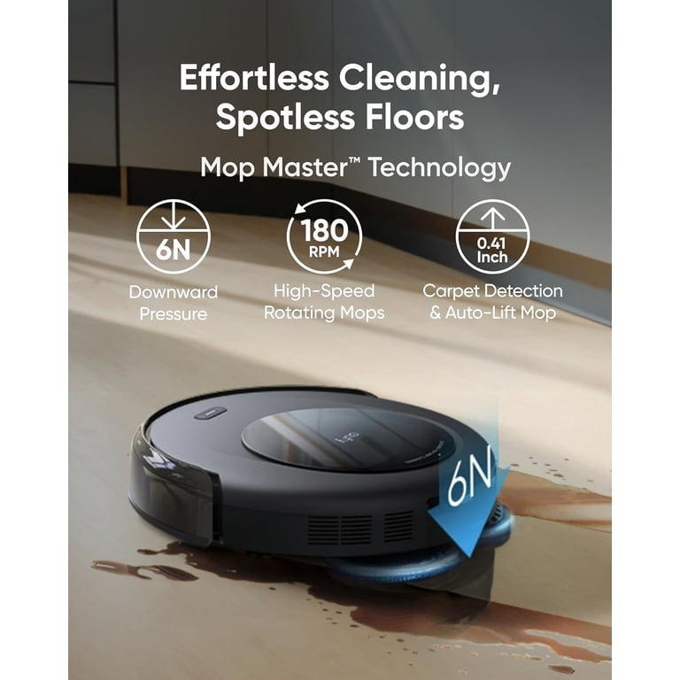 eufy, Robot Vacuum Omni C20, 7000 Pa Powerful Suction, Self