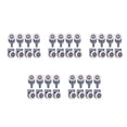 thumbnail image 1 of 40Pc Rodillos de Ruedas de Puerta de Ducha Rodillo de La Puerta Deslizante Guia Recambios de Ducha Poleas Puerta de Vidrio Ruedas Rodillo de Baño Corredores Reemplazo (Sola Rueda), 1 of 1
