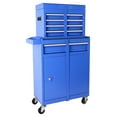 thumbnail image 5 of M optimized 5-Drawer Rolling Tool Chest with Drawers Wheels Adjustable Shelves Tool Storage Cabinet Organizer for Workshop Garage, 5 of 9