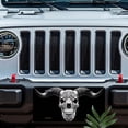thumbnail image 5 of License Plate, Flower adorned Skull Decorative Front,Personalized Stainless Steel License Plate Cover For Men Women,12.2" X 6.2", 5 of 6