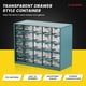 thumbnail image 2 of Organizador de Almacenamiento de Hardware de Plástico con 25 Compartimentos, Cajón Visible, Gabinete de Piezas, Limpieza sin Esfuerzo, Gabinete de Almacenamiento de Piezas de Múltiples Capas para Har, 2 of 10