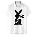 thumbnail image 3 of toraway Chemise Homme Robe Femme Mens Mode Ample Imprimé de Pâques Manches Courtes TG, 3 of 3