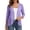 *Purple, variant on VBVC Women's 3/4 Sleeve Open Front Cardigan, Ladies' Lightweight Sheer Chiffon Casual Shrug, Solid Color Layering Cover Up For Women,Black,S-2XL
