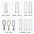 thumbnail image 2 of Peak Design Rope Form Neck Camera Strap, Black, Woven Nylon, 30.9 Inch, Fixed Length, Quick Release & Connection, Integrated Hardware, 200lb Capacity, Neck or Shoulder Camera Straps for Photographers, 2 of 4
