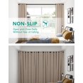 thumbnail image 2 of Barra tensora para cortinas EZFurni, 107-312 cm, muy resistente, color negro, 2 of 6