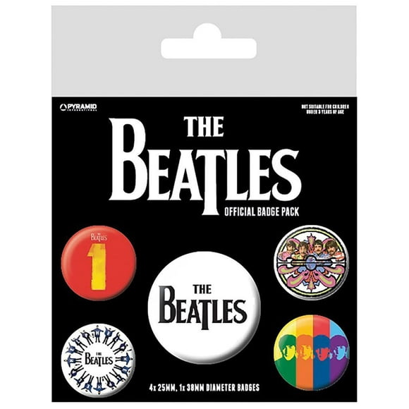 The Beatles Badge Set (Pack of 5)