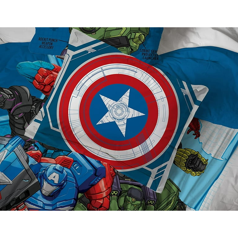 Marvel Avengers Mech Strike Twin Bed Set, Iron Man & Captain America, 100% Microfiber - Walmart.com Marvel Avengers Mech Strike Twin Bed Set, Iron Man & Captain America, 100% Microfiber - Walmart.com