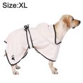 thumbnail image 2 of Toalla de baño para perros, albornoz absorbente de agua para mascotas, tamaño de perro limpio, envoltura de cuerpo entero, Toalla de baño seca para gatos MFZFUKR xl, 2 of 5