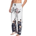 thumbnail image 2 of Men's SKZ Stray Korea Ki Pajama Pants Lounge Sleepwear PJ Bottoms with Drawstring Pockets, 2 of 8
