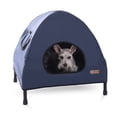 thumbnail image 1 of CAMA ELEVADA CON CASA AZUL MARINO PARA PERRO K&H Pet Products KH01612, 1 of 2