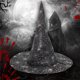 thumbnail image 4 of Fiudx Liquidación de ofertas flash Sombrero de mago de Halloween Sombrero de mago Sombrero de bruja Sombrero de festival de fantasmas Tocados Sombrero negro Tocados de baile, 4 of 6