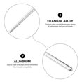thumbnail image 3 of Stainless Steel Chopsticks for Eating Food Portable Reusable Silver Set, 3 of 5