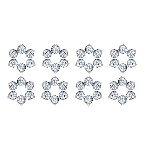 48 Pcs Crystal Balls Prism Suncatcher Rainbow Pendants Maker Hanging Crystals Prisms 20mm