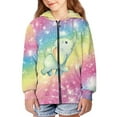 thumbnail image 4 of Xoenoiee Elephant Print Teens Zip Up Hoodie Kids Unisex Hooded Sweatshirts with Pockets Boys Girls Long Sleeve Fall Jacket Outfits Trendy Clothes Pullover Tops, 8-10 Years, 4 of 7
