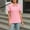 #Pink, variant on Pxiakgy Women's Polo Shirts Cotton 3-Button Short Sleeve Collared Tops Summer Cool Shirt Uniform Casual Shirts Women's Short Sleeve Shirts Summer Down Collared Tops Casual Loose Tees Army Green L