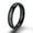 Black, variant on ChainsProMax Men/Women Classic Plain Ring, 2/4/6/8mm Wedding Band, Gold Plated/Stainless Steel/Black