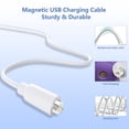 thumbnail image 4 of Cable de carga magnético Cable USB Carga rápida Compatible con dispositivos Android iPhone, 4 of 6