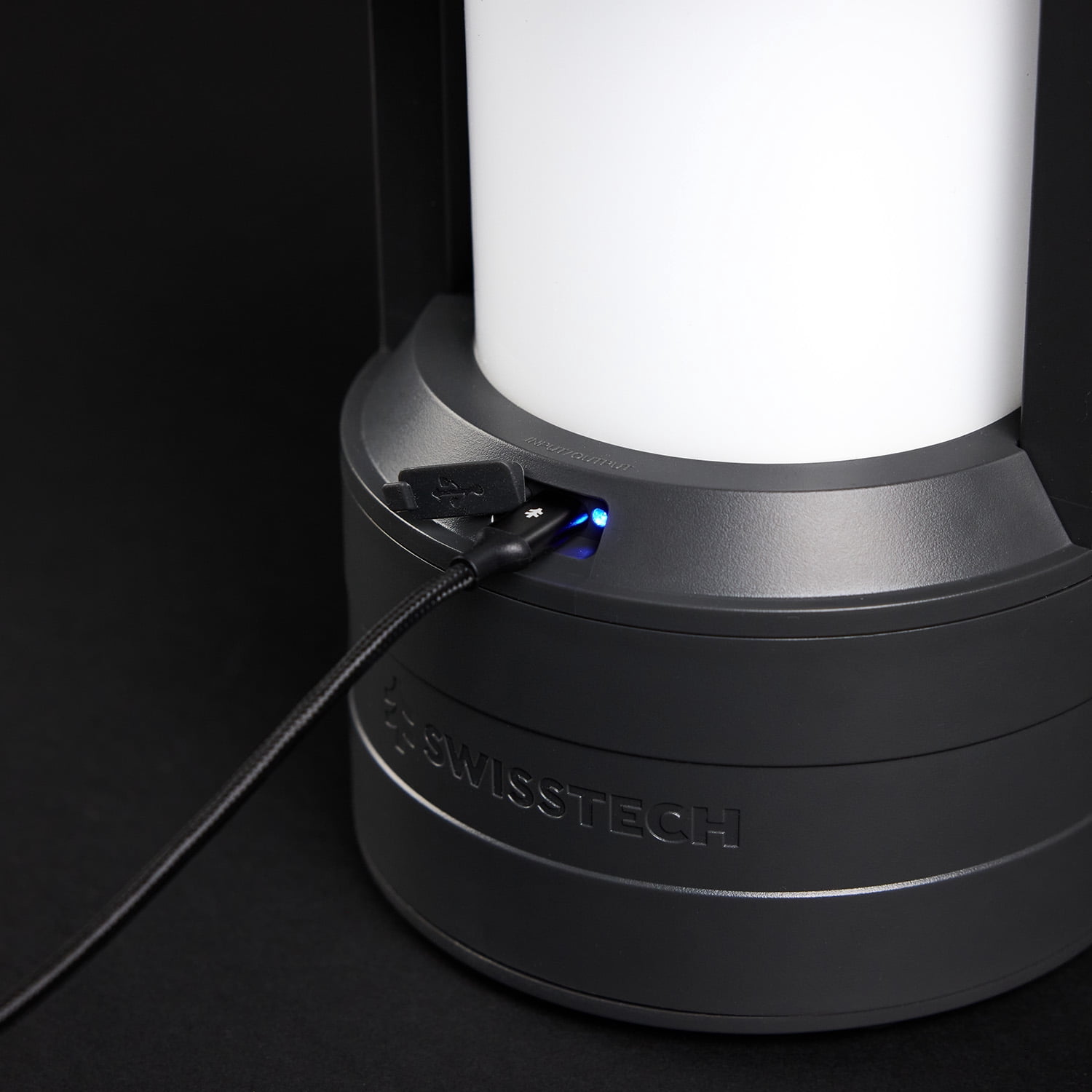 Swiss Tech Mehrlicht Rechargeable Lantern with Spotlight, 5000 Lumens, Weatherproof, IP54, 192 Hour Battery Life
