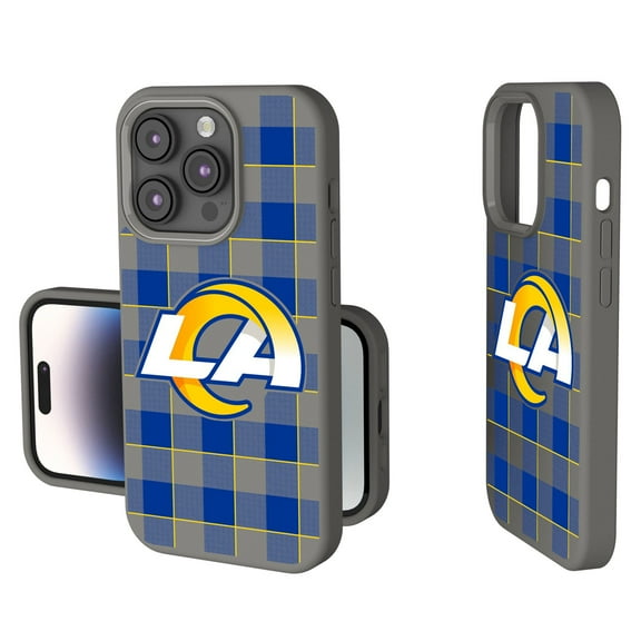 Keyscaper Los Angeles Rams Plaid Soft Touch iPhone Case