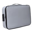 thumbnail image 4 of Abbraccia Document Bag Travel File Bag, Storage Pouch, Multi Layer Card Case, Papers Storage Box for Home Office Documents Certificates Grey, 4 of 10