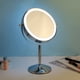 thumbnail image 3 of Espejo de maquillaje de 8 pulgadas con lámpara LED de escritorio, luz de relleno de doble cara, espejo de belleza de escritorio, espejo europeo con aumento HD, 3 of 5