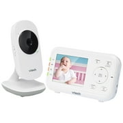 VTech VM3252 2.8 Digital Video Baby Monitor with Full-Color and Automatic Night Vision, White