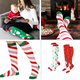 thumbnail image 5 of Calcetines novedosos para mujer - Calcetines navideños hasta la rodilla - Calcetines navideños divertidos, 5 of 5