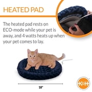 K&H Pet Products Thermo-Kitty Fashion Splash Blue Small 18 Inches Round