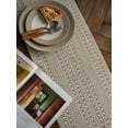 thumbnail image 2 of Hotian Macrame Linen Fall Table Runner with Tassel for Kitchen Dining and Home Decor Beige 78.7 x 11.8", 2 of 4