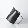 thumbnail image 3 of Easyworkz Espresso Steaming Pitcher Stainless Steel 15 oz Coffee Frothing Picther Milk Jug Cappuccino Latte Art Cup, Black, 3 of 8