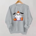 thumbnail image 4 of DIOAZUD Womens Halloween Sweatshirts Plus Size Ghost Graphic Pullovers Fall Classic Round Neck Long Sleeve Sweater Tops Halloween Costumes, 4 of 5