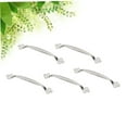 thumbnail image 3 of OULII 5Set Bathroom Installation Support Grab Bar Silver Stainless Steel Safety Support Dual Holes For Elderly Users, 3 of 7