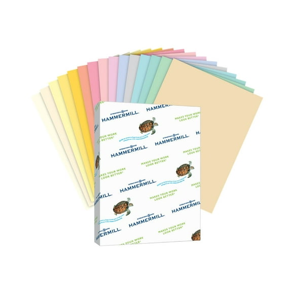 HammerMill Colors - Smooth - blue - Letter A Size (8,5 in x 11 in) - 75 G/M - 20 lbs - 500 Feuille(S) de Papier Ordinaire