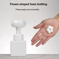 thumbnail image 4 of Dispensador de jabón líquido de 250ml, bomba de espuma con forma de flor, lociones, botella recargable, distribuidor de líquido, botella con Suministros de limpieza para el hogar Blanco Escribe un Cateissary HA006898-01, 4 of 6