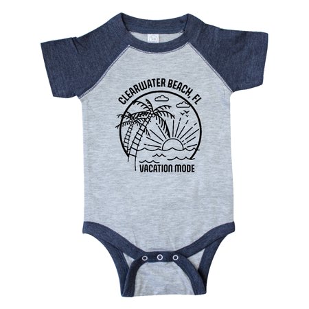 

Inktastic Summer Vacation Mode Clearwater Beach Florida Gift Baby Boy or Baby Girl Bodysuit