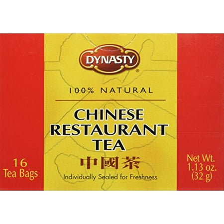 Dynasty 100% de thé naturel 16 sachets de thé individuels Per Pack (Restaurant chinois, 1 Pack)