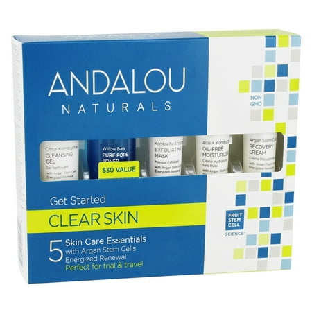 Andalou Naturals - Clear Skin Get Started Kit - 5 Piece(s)(pack of (Best Way To Get Clear Skin)