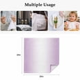 thumbnail image 4 of Light Purple Ombre Cloth Napkins, Modern Gradient Abstract Art Washable and Reusable Dinner Napkins Set of 8, Table Napkin for Kitchen Party Birthday Wedding Hotel Housewarming 20"x20", 4 of 8
