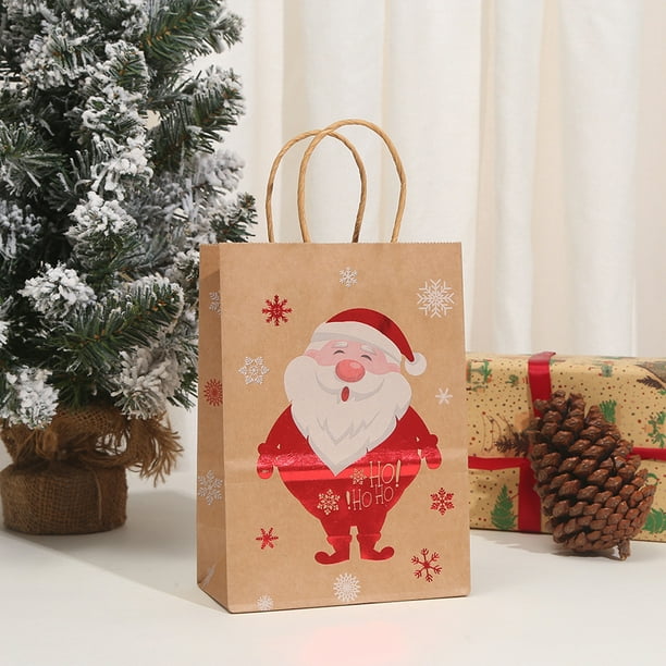 keepw Large Capacity Christmas Treat Bags Unique Portable
