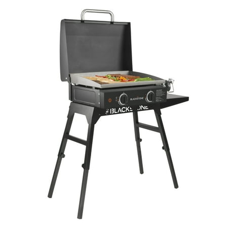 Blackstone 22" Outdoor Griddle with Hood, Legs, and Bulk Adapter Hose