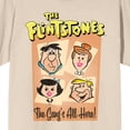 thumbnail image 7 of The Flintstones Gang's All Here Women's Natural Graphic Tee-XL, 7 of 7