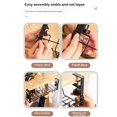 thumbnail image 2 of PENGXIANG Under Table Cable Rack Carbon Steel Hotel Dining Bar Wire Management Holder Cord Socket Organizing Shelf Stand Basket, 2 of 9