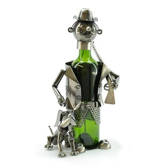 Three Star Import & Export ZB905 Wine Bottle Holder, Hunter